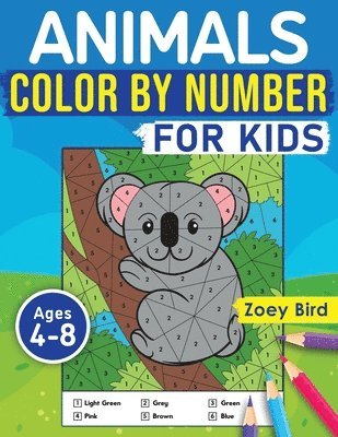 Animals Color by Number for Kids 1