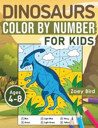 bokomslag Dinosaurs Color by Number for Kids
