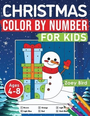 bokomslag Christmas Color by Number for Kids