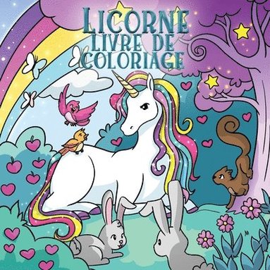 bokomslag Licorne livre de coloriage