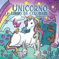 bokomslag Unicorno libro da colorare