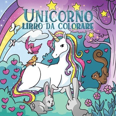 Unicorno libro da colorare