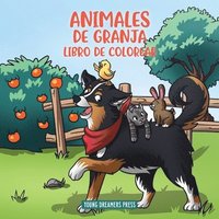 bokomslag Animales de granja libro de colorear