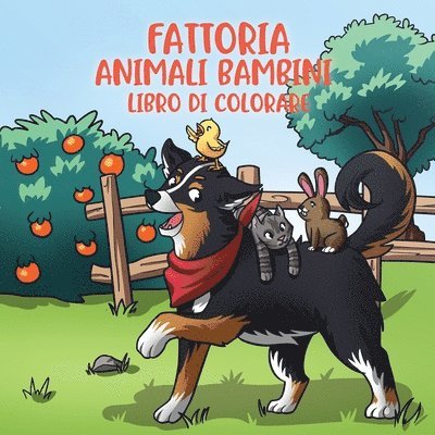 Fattoria animali bambini libro di colorare 1