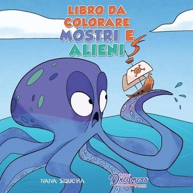 bokomslag Libro da colorare Mostri e alieni