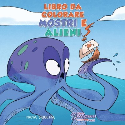Libro da colorare Mostri e alieni