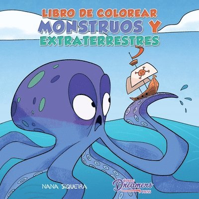Libro de colorear monstruos y extraterrestres