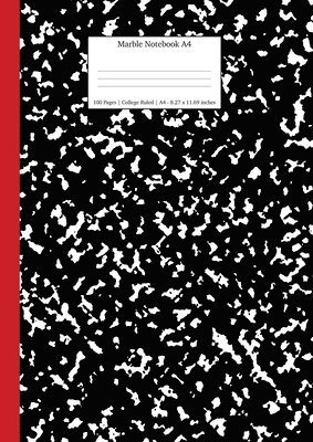 bokomslag Marble Notebook A4