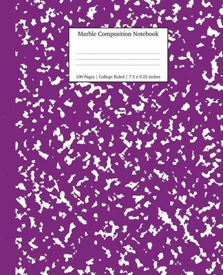 Young Dreamers Press - Marble Composition Notebook College Ruled, Häftad