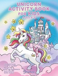 bokomslag Unicorn Activity Book for Kids Ages 6-8