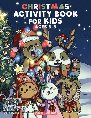 Young Dreamers Press - Christmas Activity Book for Kids Ages 6-8, Häftad