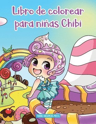 bokomslag Libro de colorear para ninas Chibi