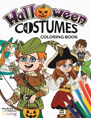 Halloween Costumes Coloring Book 1