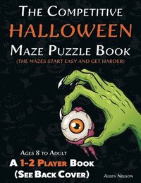 bokomslag Competitive Halloween Maze Puzzle Book