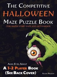 bokomslag Competitive Halloween Maze Puzzle Book