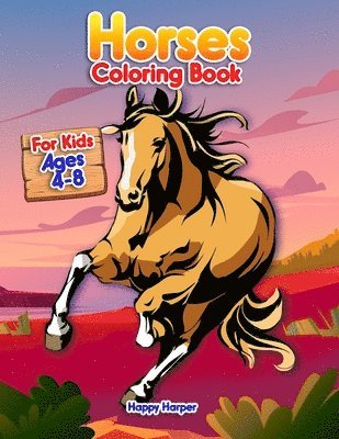 Harper Hall - Horses Coloring Book, Häftad