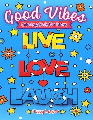 bokomslag Good Vibes Coloring Book