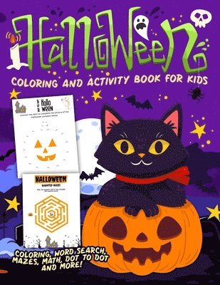 bokomslag Halloween Coloring and Activity Book