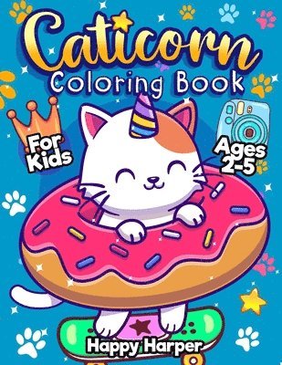 Caticorn Coloring Book For Kids Ages 2-5 1