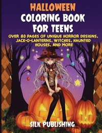 bokomslag Halloween Coloring Book For Teens