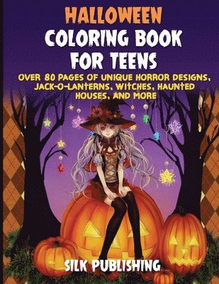 Halloween Coloring Book For Teens, Häftad