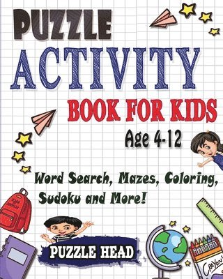 Puzzle Activity Book for kids Age 4-12 1