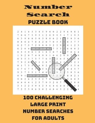 Number Search Puzzle Book 1