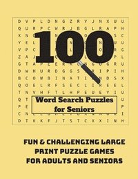 bokomslag 100 Word Search Puzzles for Seniors