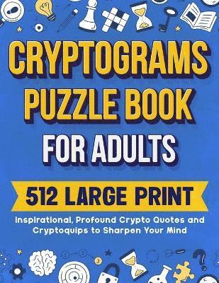 bokomslag Cryptograms Puzzle Book For Adults