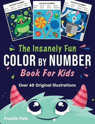 bokomslag Insanely Fun Color By Number Book For Kids