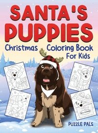 bokomslag Santa's Puppies Coloring Book For Kids