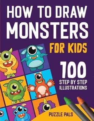 Puzzle Pals - How To Draw Monsters, Häftad