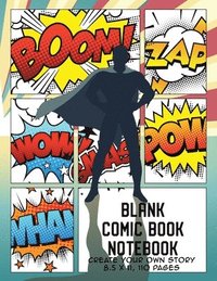 bokomslag Blank Comic Book Notebook