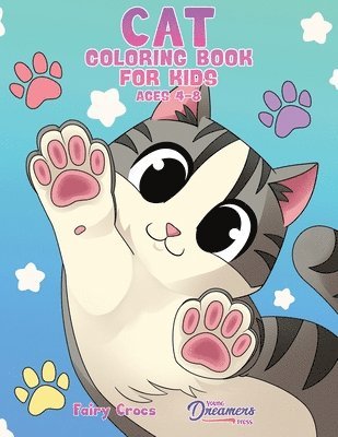 Young Dreamers Press - Cat Coloring Book for Kids Ages 4-8, Häftad