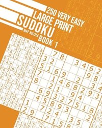 bokomslag 250 Very Easy Large Print Sudoku Book 1