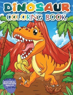 bokomslag Dinosaur Coloring Book for Kids