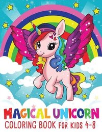 bokomslag Magical Kawaii Unicorn Coloring Book