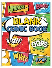 bokomslag Blank Comic Book Panels