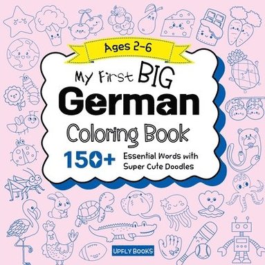 bokomslag My Big German Coloring Book for Kids