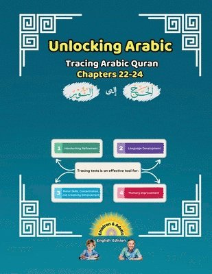 Unlocking Arabic: Tracing Arabic Quran Chapters 22-24 (Left to Right Edition) 1