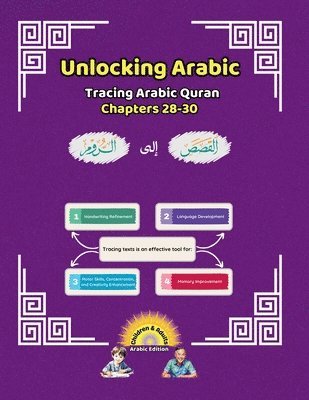 bokomslag Unlocking Arabic: Tracing Arabic Quran Chapters 28-30 (Right to Left Edition)