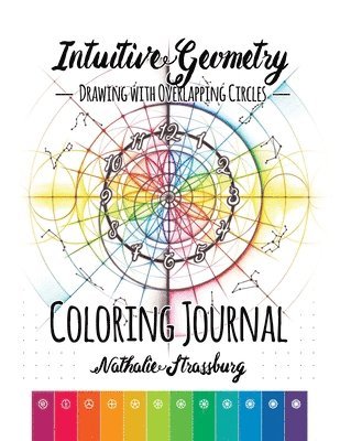 bokomslag Intuitive Geometry - Drawing with overlapping circles - Coloring Journal