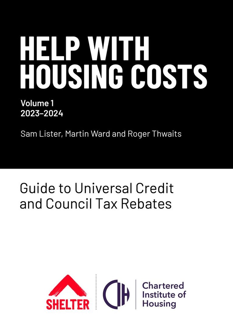 Sam Lister, Martin Ward, Roger Thwaits - Help with Housing Costs: Volume 1, Häftad