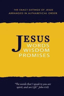 bokomslag Jesus: Words, Wisdom and Promises: The Exact Sayings of Jesus