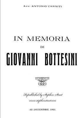 In Memoria di Giovanni Bottesini 1