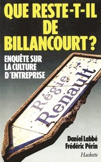 bokomslag Que reste-t-il de Billancourt ?