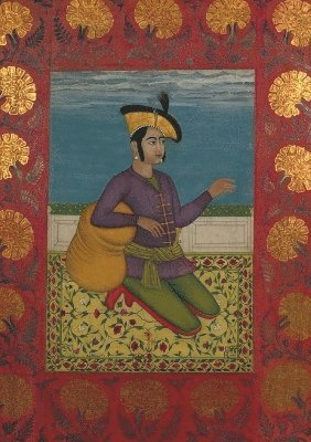 Sans Auteur - Carnet Blanc, Prince Indien À Genoux, Miniature 18e, Häftad
