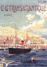 bokomslag Carnet Blanc, Affiche Transatlantique Alger