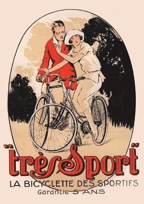 bokomslag Carnet Blanc, Affiche Très Sport Bicyclette