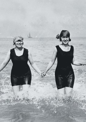 Carnet Blanc, Trois Baigneuses, Deauville, 1919